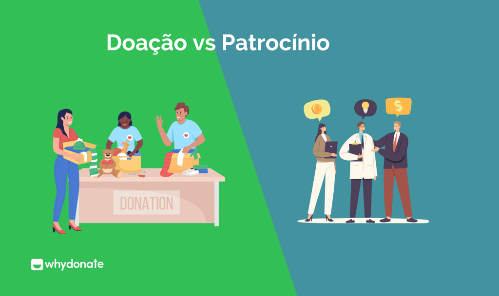 Doação vs Patrocínio