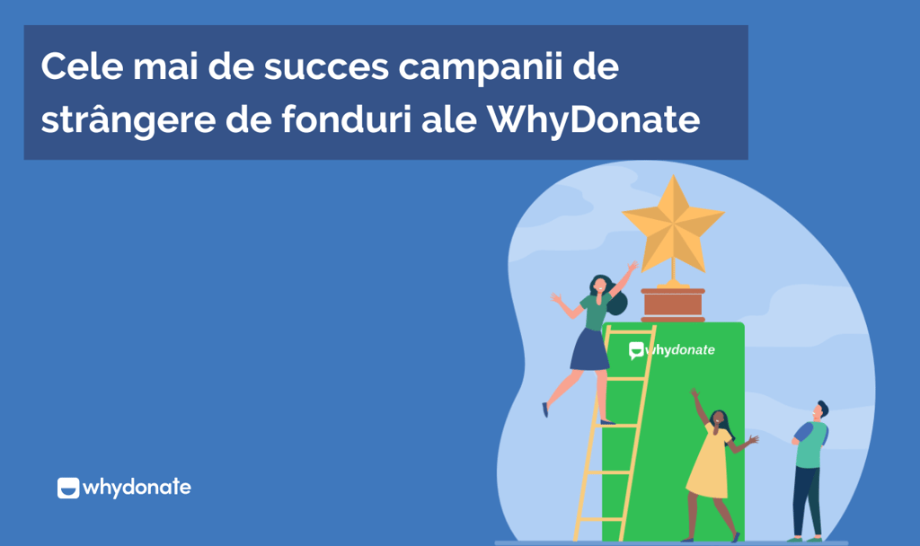 Cele mai de succes campanii de strângere de fonduri ale WhyDonate