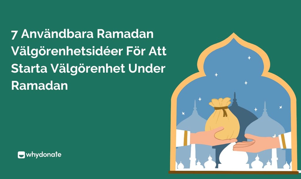 ramadan välgörenhetsidéer