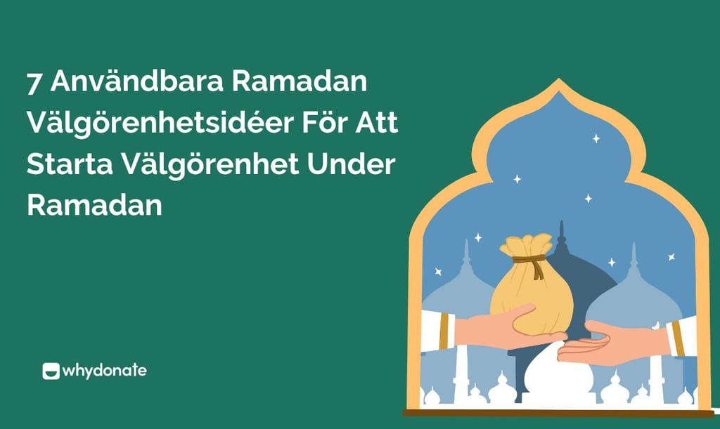 ramadan välgörenhetsidéer