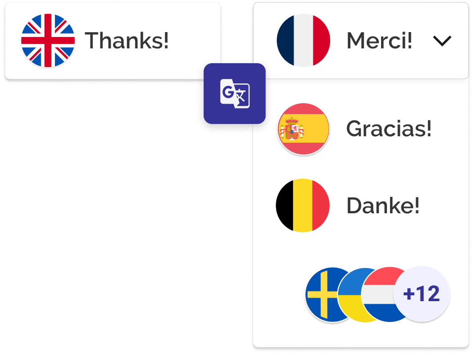Multi-language support