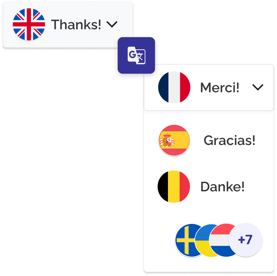 Multi-language support