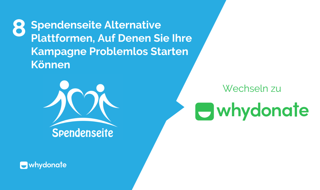 Spendenseite Alternative