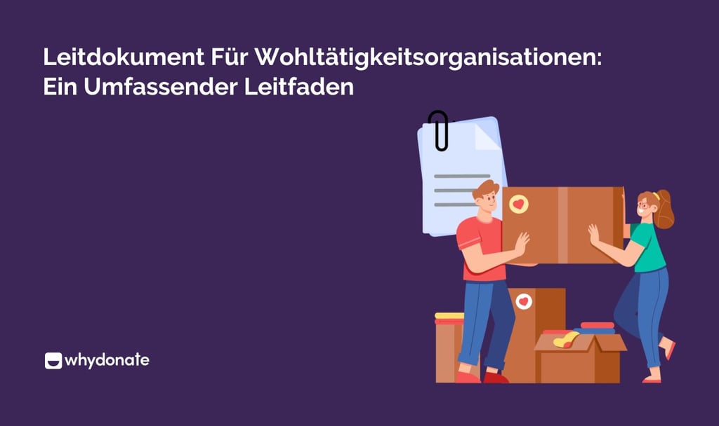 Leitdokument Für Wohltätigkeitsorganisationen