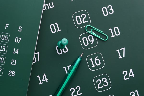 fundraiser calendar