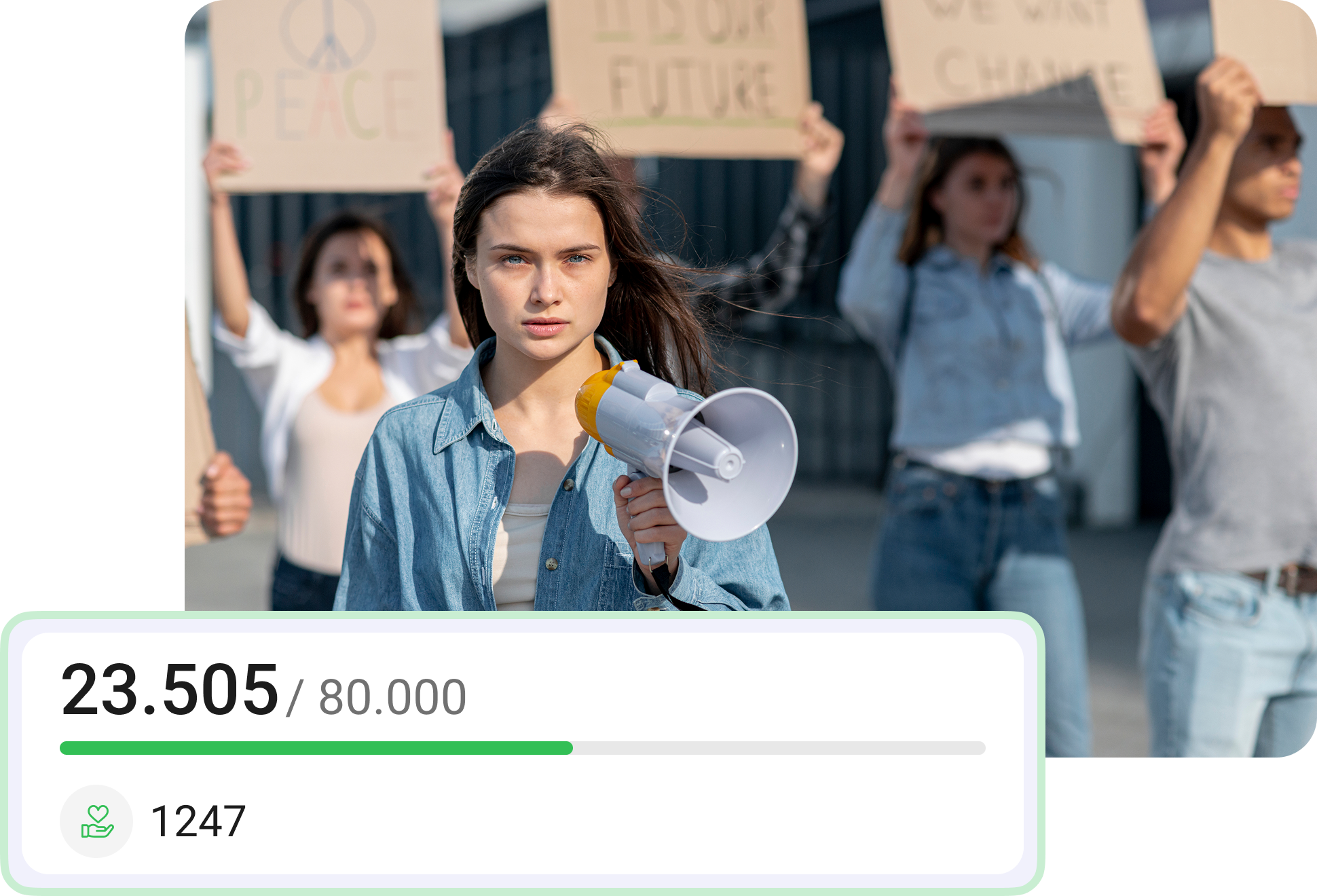 Public fundraising campaign supporting community and social initiatives