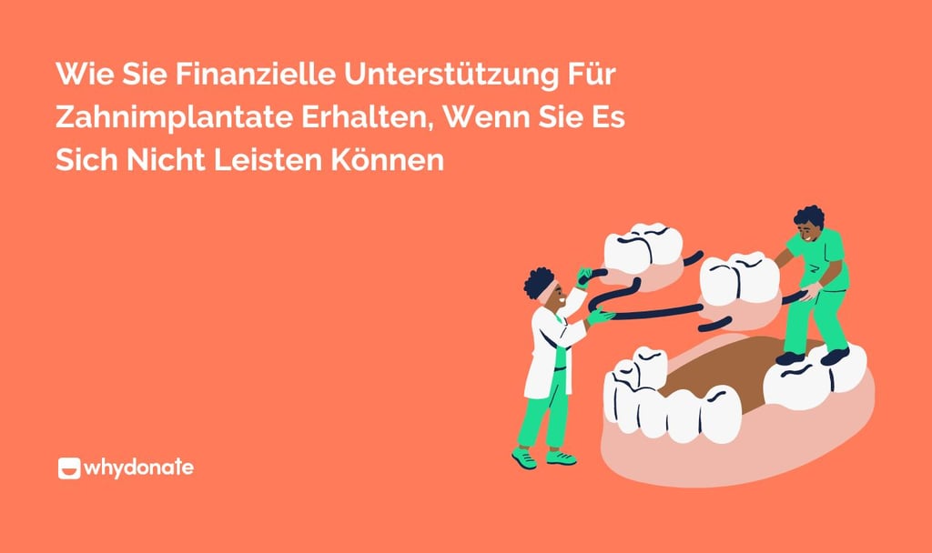 Finanzielle Unterstützung für Zahnimplantate