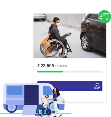 Group 199 Wheelchair bus Banner UK