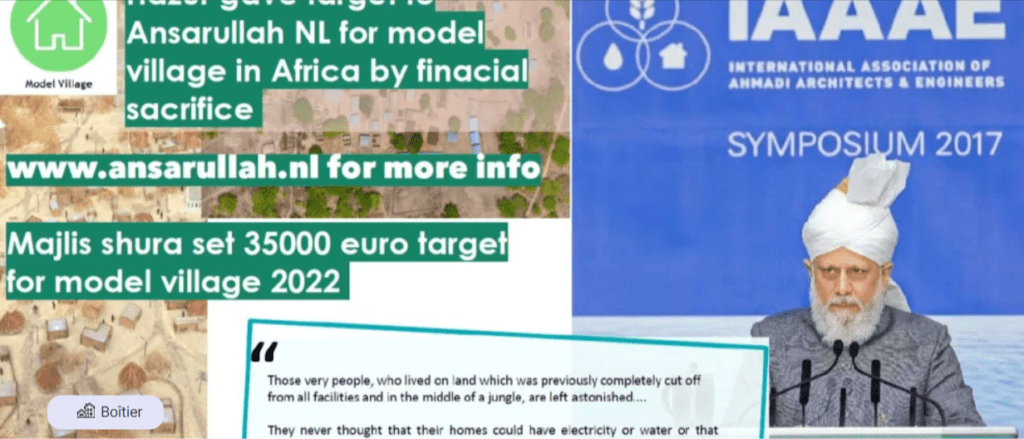 B Model Village project in Afrika van Majlis Ansarullah Nederland