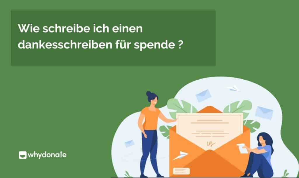 Dankesschreiben für Spende