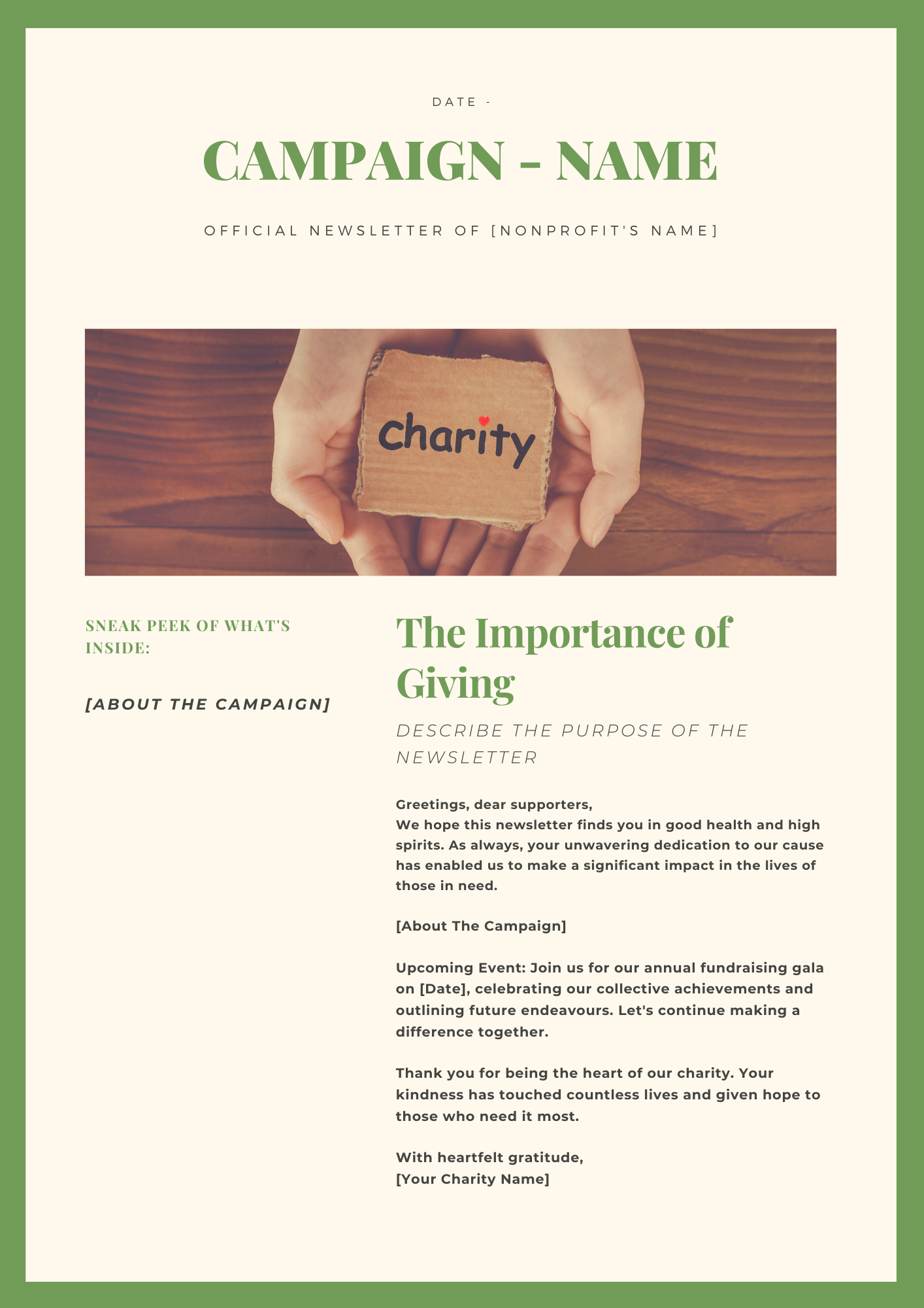 How To Craft A Nonprofit Newsletter: Best Practices & Nonprofit ...