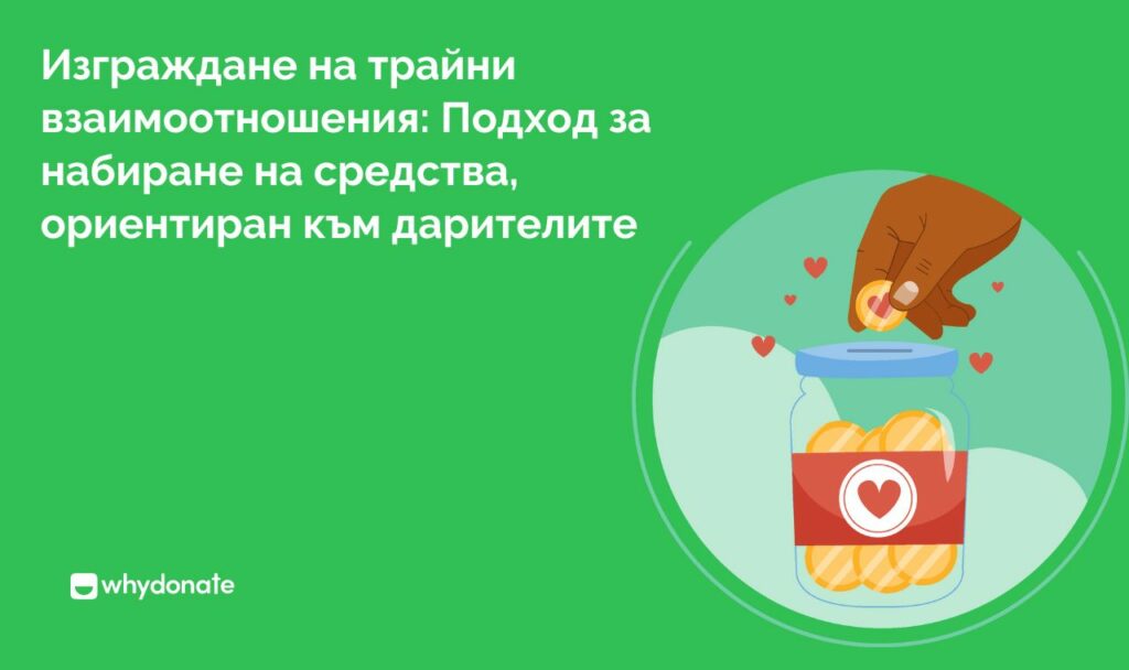 Изграждане на трайни взаимоотношения Подход за набиране на средства ориентиран към дарителите Изграждане на трайни взаимоотношения: Донор-центриран подход за събиране на средства