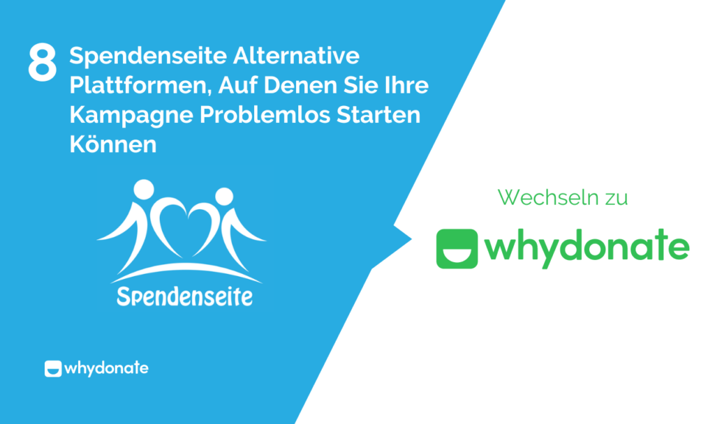 Spendenseite Alternative