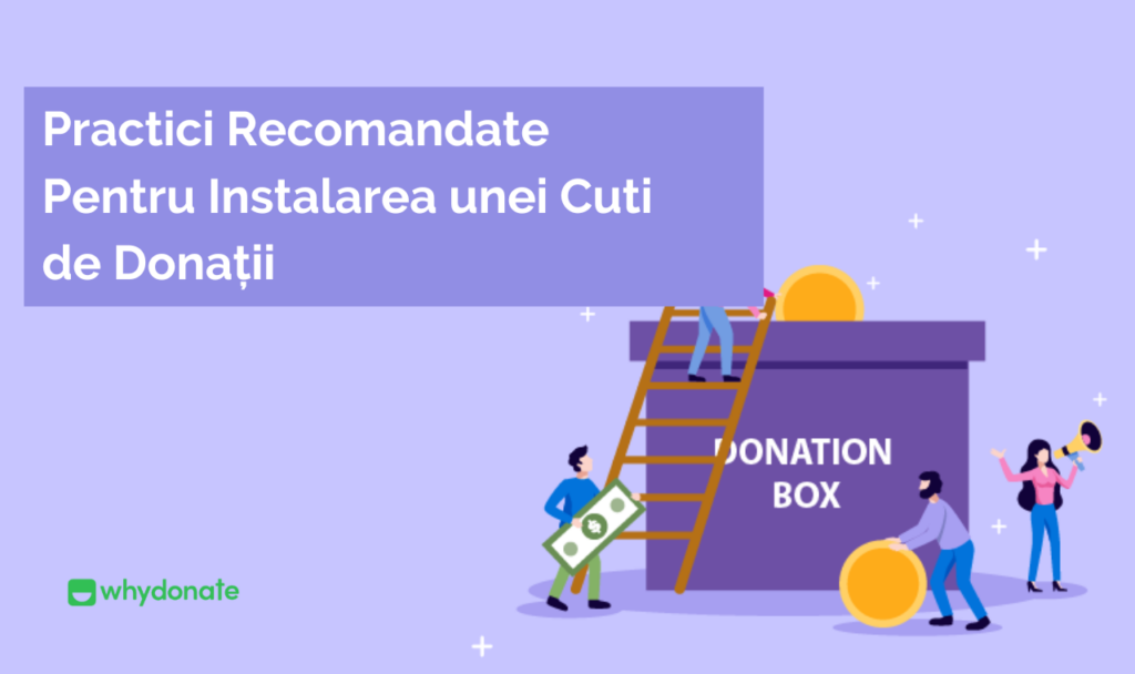 înființarea cutiilor de donații