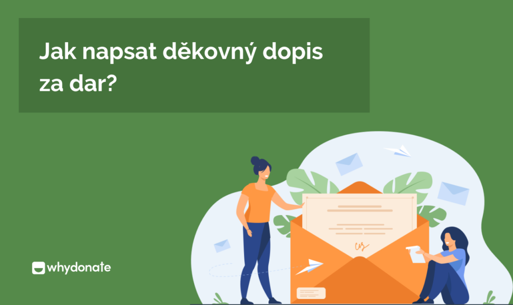 děkovný dopis za dar