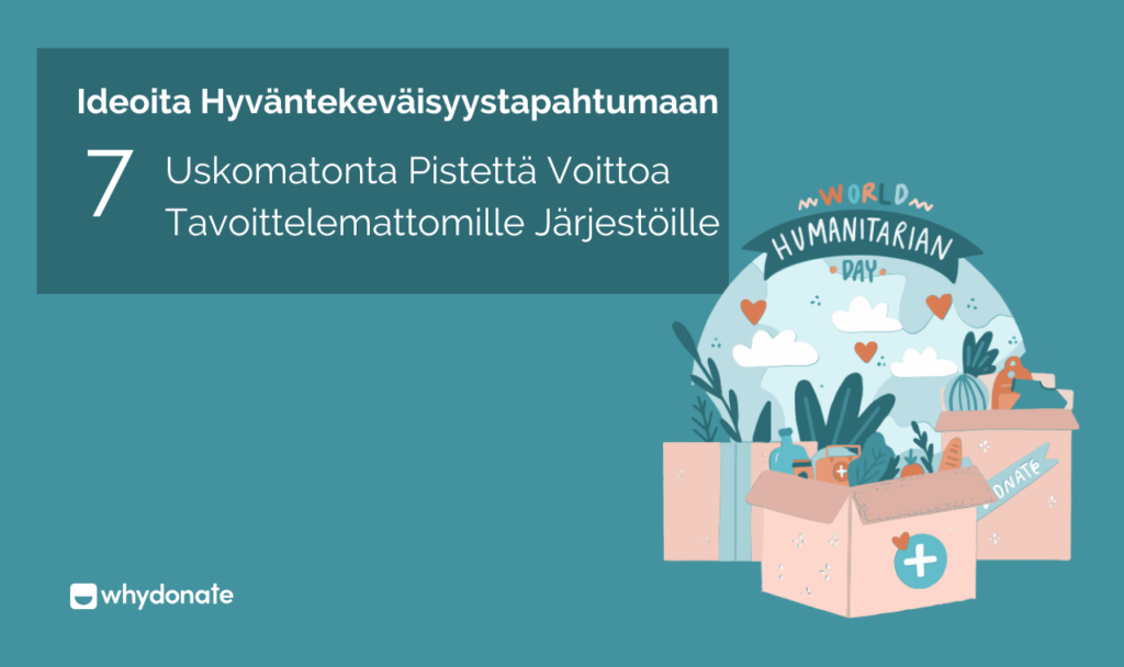 Ideoita Hyväntekeväisyystapahtumaan