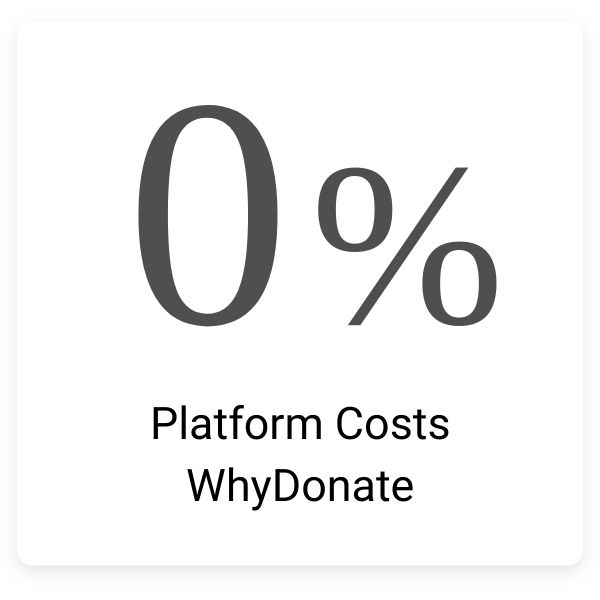WhyDonate Fees