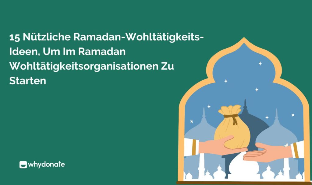Wohltätigkeit im Ramadan